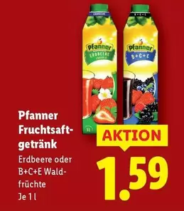 Fruchtsaftgetränk Erdbeere oder B+C+E Waldfrüchte