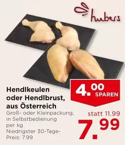 Hendikeulen oder Hendlbrust
