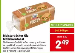 Vegan - Mehrkorntoast