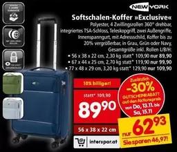 Softschalen-Koffer >>Exclusive<<<