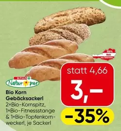 Bio -  Korn Gebäcksackerl
