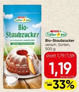 Bio - -Staubzucker