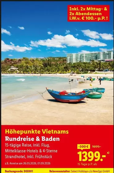 Baden - Höhepunkte Vietnams Rundreise &