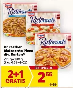 Ristorante Pizza div. Sorten¹