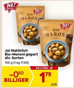 Bio - -Maroni gegart