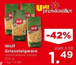 Wolf - Griessteigware