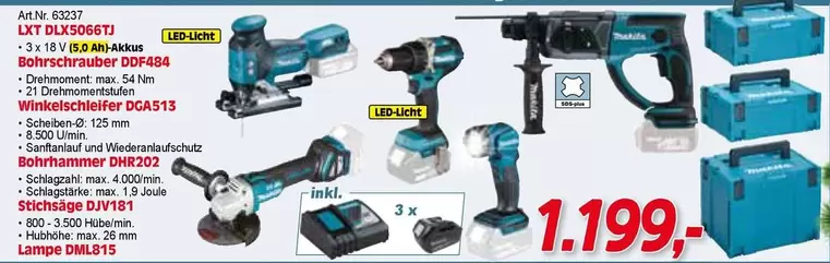 Makita - LXT DLX5006TJ