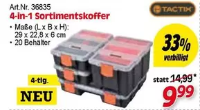 4-in-1 Sortimentskoffer