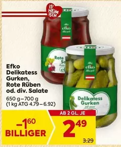 Delikatess Gurken, Rote Rüben