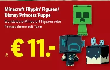 Minecraft - Flippin' Figuren/ Disney Princess Puppe