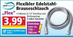 Flex - ibler Edelstahl-Brauseschlauch