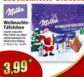 Milka - Weihnachts-Täfelchen