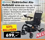 Flex - Elektrischer Alu-Rollstuhl RST05-SCH