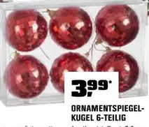 ORNAMENTSPIEGEL-KUGEL 6-TEILIG