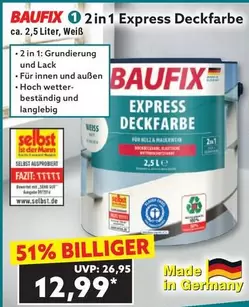 Express - 2 in 1 Deckfarbe