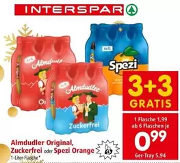 Orange - Almdudler Original, Zuckerfrei oder Spezi