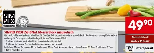 Messerblock magnetisch