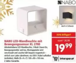 LED-Wandleuchte mit Bewegungssensor XL 2700