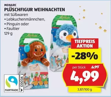 Pinguin - PLÜSCHFIGUR WEIHNACHTEN