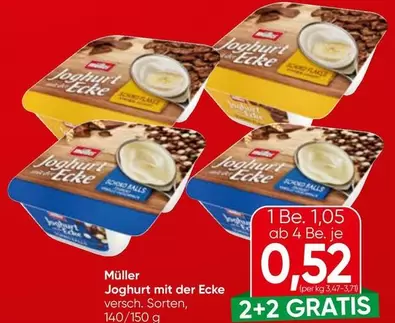 Joghurt mit der Ecke