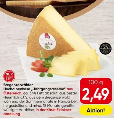 Hochalpenkäse „Jahrgangsreserve"