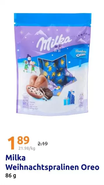Milka - Weihnachtspralinen Oreo