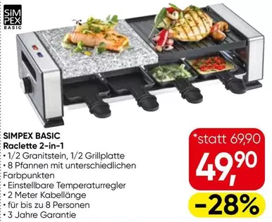 Raclette 2-in-1