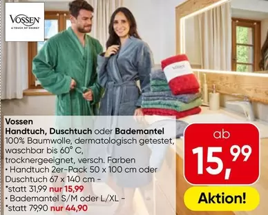 Handtuch, Duschtuch oder Bademantel