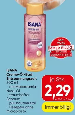 Creme-Öl-Bad Entspannungszeit