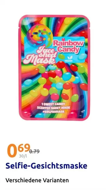 Rainbow - Selfie-Gesichtsmaske