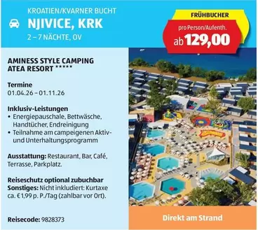 Camping - NJIVICE, KRK