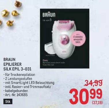 Easy - EPILIERER SILK EPIL 3-031