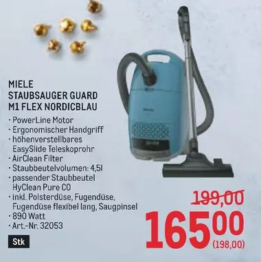 Miele - STAUBSAUGER GUARD M1 FLEX NORDICBLAU