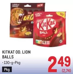 KITKAT OD. LION BALLS