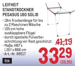 Pegasus - STANDTROCKNER PEGASUS 180 SOLID