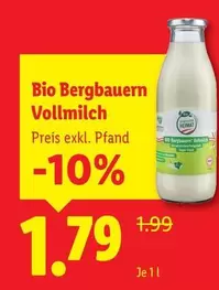 Bio - Bergbauern Vollmilch