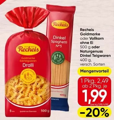 Weizen - Goldmarke oder Vollkorn ohne Ei