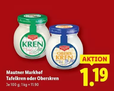 Kren - Tafelkren oder Oberskren