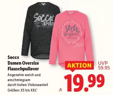 Spirit - Damen Oversize Flauschpullover