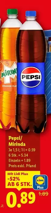 Orange - Pepsi/ Mirinda
