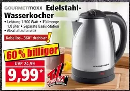 Edelstahl-Wasserkocher