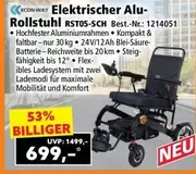 Flex - Elektrischer Alu-Rollstuhl RST05-SCH