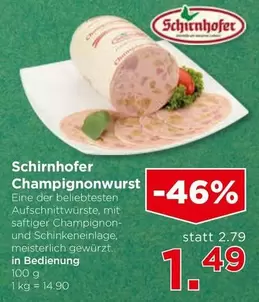 Champignonwurst