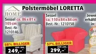 Polstermöbel LORETTA