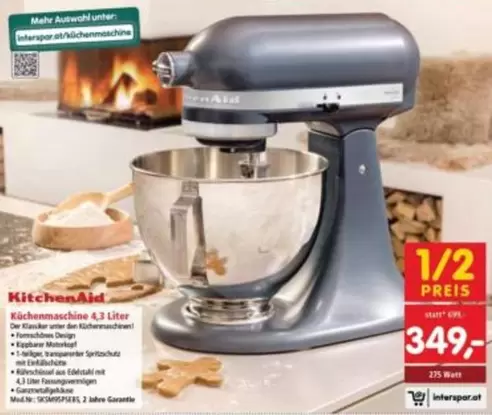 Kitchenaid - Küchenmaschine 4,3 Liter