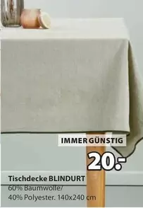 Tischdecke BLINDURT
