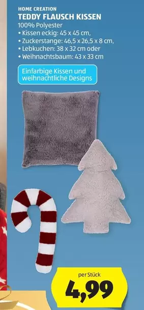 Teddy - TEDDY FLAUSCH KISSEN