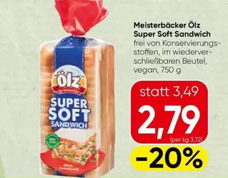 Vegan - Super Soft Sandwich