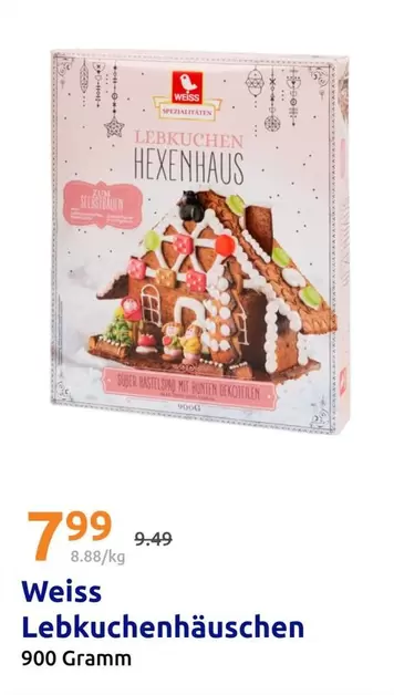 Weiss - Lebkuchenhäuschen