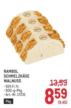 SCHMELZKASE WALNUSS